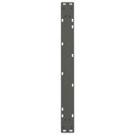 vidaXL Pieds de table à manger en forme de V  2 pièces  anthracite  80 x (72-73 3) cm  acier