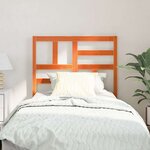 vidaXL Tête de lit Brun cire 80 5 x 4 x 104 cm Pin massif