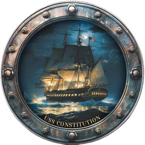 Pièce de monnaie en Argent 1 Dollar g 31.1 (1 oz) Millésime 2026 Famous Ships USS CONSTITUTION