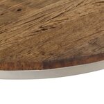 vidaXL Ensemble de table basse 2 Pièces Bois de récupération et acier