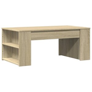 vidaXL Table basse chêne sonoma 102x55x42 cm bois d'ingénierie
