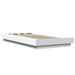 vidaXL Cadre de lit sans matelas blanc 100x200 cm