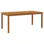 Ensemble de 9 pièces vidaXL Acacia Noir Poly Rattan