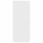 vidaXL Armoire à Laver avec stockage Blanc Bois d'ingénierie