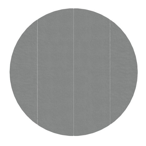 vidaXL Bâche de piscine gris clair Ø458 cm géotextile polyester