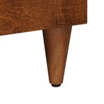 vidaXL Meuble TV Noyer 105 x 33 x 46 cm Bois de mangue massif