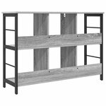 vidaXL Étagère Gris Sonoma 102 x 32 x 72 5 cm Bois d'ingénierie