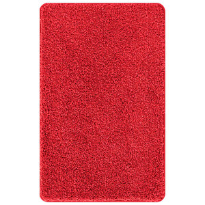 vidaXL Tapis de bain antidérapant Rouge 50 x 80 cm PP