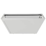 vidaXL Jardinière en Acier Inoxydable 40x40x15 cm