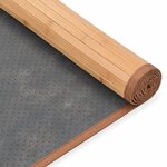 Vidaxl tapis en bambou 150x200 cm marron