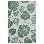 vidaXL Tapis d'extérieur vert 140x200 cm PP