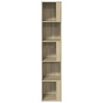 vidaXL Armoire d'angle Chêne sonoma 33x33x164 5 cm Bois d'ingénierie
