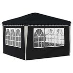 vidaXL Tente de fête pop-up 288 x 288 x 245 cm Anthracite Tissu Oxford