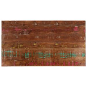 vidaXL Dessus de table 110x70x2 5cm rectangulaire bois massif récupéré