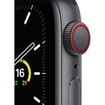 Apple Watch SE GPS + Cellular, 40mm Boîtier en Aluminium Gris Sidéral avec Bracelet Sport Charbon