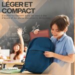 ACROPAQ - 12 x Classeur Souple A4 - 2 Anneaux 16mm  Jusqu'à 100 feuilles  Dos de 2 5 cm  Eau  Collection de Couleurs 'Nature'