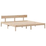 vidaXL Cadre de lit sans matelas 180x200 cm bois massif de pin
