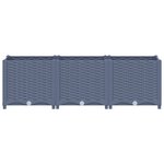 vidaXL Lit surélevé 120x40x38 cm Polypropylène