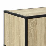 vidaXL Meuble TV chêne sonoma 180x35x41 cm bois d'ingénierie