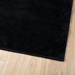 vidaXL Tapis OVIEDO à poils courts noir 240x240 cm
