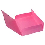 Chemise 3 rabats élastiques Max Capacité IDERAMA Carte pelliculée 425g Rose EXACOMPTA