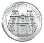 Pièce de monnaie 20 Patacas Macao 2022 1 once argent BE – Année du Tigre