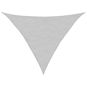 vidaXL Voile d'ombrage gris clair 5x5x6 m 100  polyester oxford