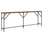 vidaXL Table Console Bois Ancien 200x29x75 cm Bois Ingénierie