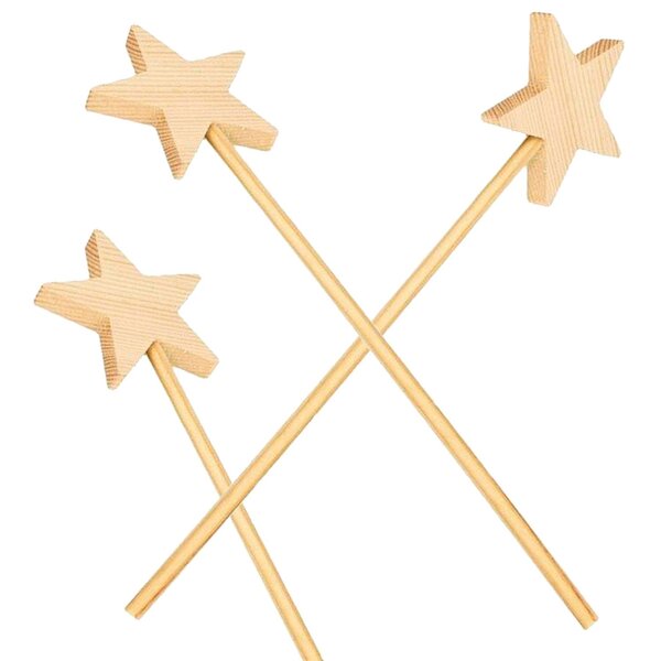 30 baguettes magique en bois 23 cm