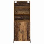 vidaXL Haut Armoire Bois Ancien 69 5 x 32 5 x 180 cm Bois d'ingénierie