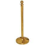 Poteau d'accueil inox laiton à tête ronde 95 cm - bolero -  - inox x950mm