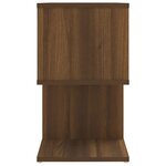 vidaXL Table de chevet Chêne marron 50x30x51 5 cm Bois d'ingénierie