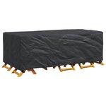 vidaXL Housse pour mobilier d'extérieur Noir 229 x 113 x 73 cm 420D
