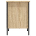 vidaXL Armoire à chaussures chêne sonoma 38x35x50 cm bois d'ingénierie