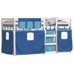 vidaXL Lit superposé sans matelas 90x190 cm bois de pin massif