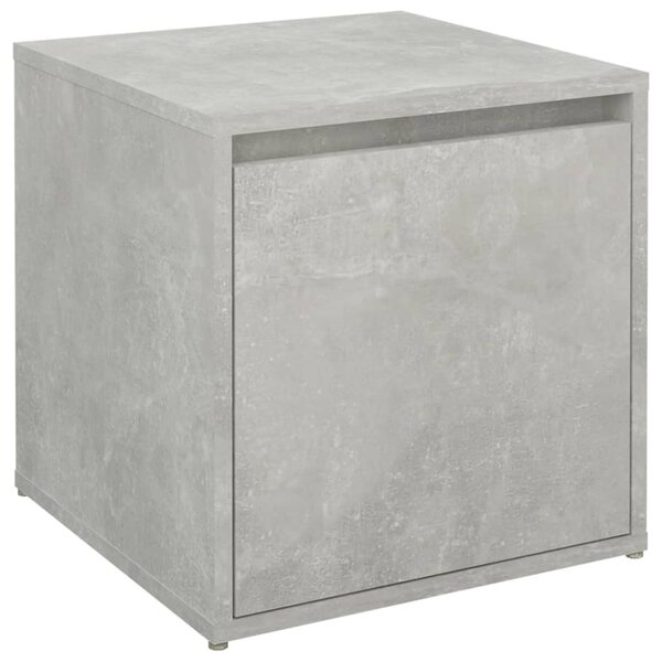 VidaXL Tiroir boîte Gris béton 40 5x40x40 cm Bois d'ingénierie