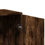 vidaXL Buffets 2 Pièces chêne fumé 79x38x80 cm bois d'ingénierie