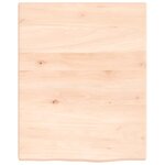 vidaXL Étagère de vasque murale acier et bois de chêne massif