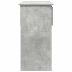 vidaXL Table console avec tiroirs gris béton 85 5x38 5x74 5 cm