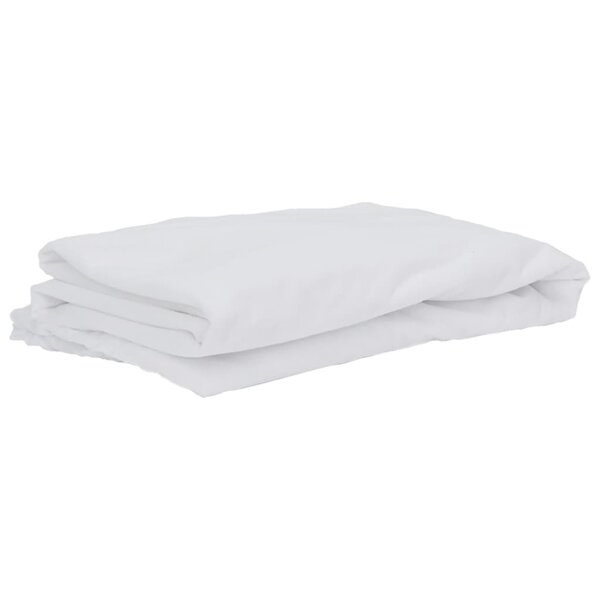 vidaXL Protège-matelas blanc 120x200 cm imperméable