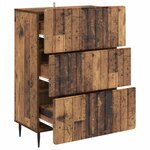 vidaXL Armoire à tiroirs 66 x 34 5 x 92 cm Bois d'ingénierie
