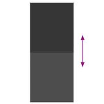 Store enrouleur occultant 100 x 230 cm noir