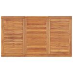 vidaXL Ensemble à manger de jardin 5Pièces Bois de teck massif