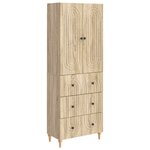 vidaXL Ensemble de Meubles 2 Pièces 66 x 34 5 x 90 cm Bois d'ingénierie