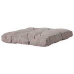 Madison Coussin de siège Panama 47x47 cm Taupe