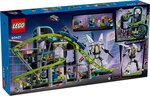 LEGO City - Parc d'attractions Robot World - Ensemble de construction 60421 avec montagnes russes et minifigurines