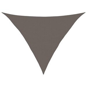 vidaXL Voile d'ombrage 160 g/m² Anthracite 5x5x6 m PEHD