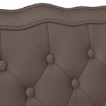 vidaXL Banc Chesterfield Marron 119.5 x 64.5 x 75 cm Cuir synthétique