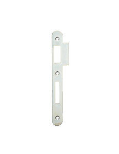THIRARD - Gâche pour serrure à encastrée zinguée à bouts ronds avec traine 2cm hauteur 170mm - THIRARD