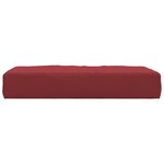 vidaXL Coussin de palette rouge bordeaux tissu oxford